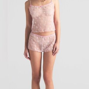 SKIMS NWT Spring Intimates Pink Shorts S